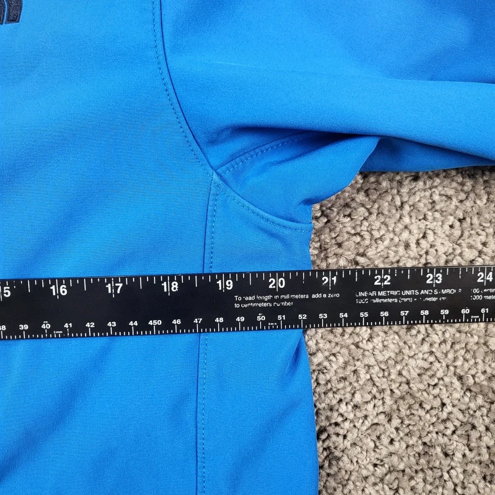 The North Face WindWall Softshell‎ Jacket Mens Small Blue Full Zip Outdoor Coat